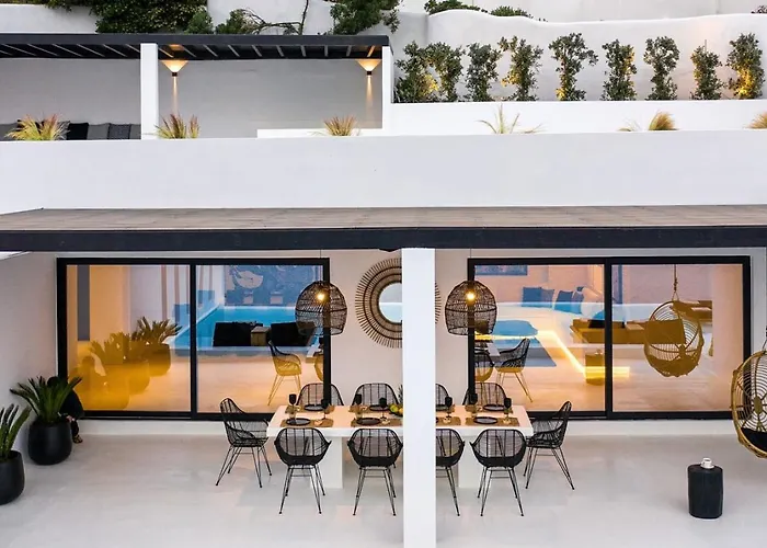 Mbc Psarou Black Retreat 11 Bedrooms Mykonos Villa Psarrou