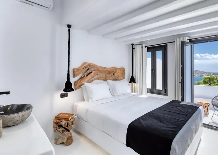 Mbc Psarou Black Retreat 11 Bedrooms Mykonos 普沙罗