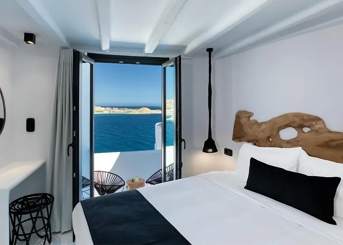 Mbc Psarou Black Retreat 11 Bedrooms Mykonos 别墅 普沙罗