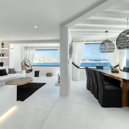 Вилла Mbc Psarou Black Retreat 11 Bedrooms Mykonos Псароу