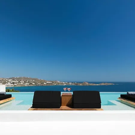 Mbc Psarou Black Retreat 11 Bedrooms Mykonos فيلة *