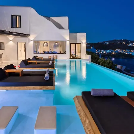 Villa Mbc Psarou Black Retreat 11 Bedrooms Mykonos