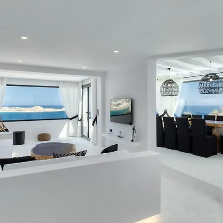 فيلة Mbc Psarou Black Retreat 11 Bedrooms Mykonos *