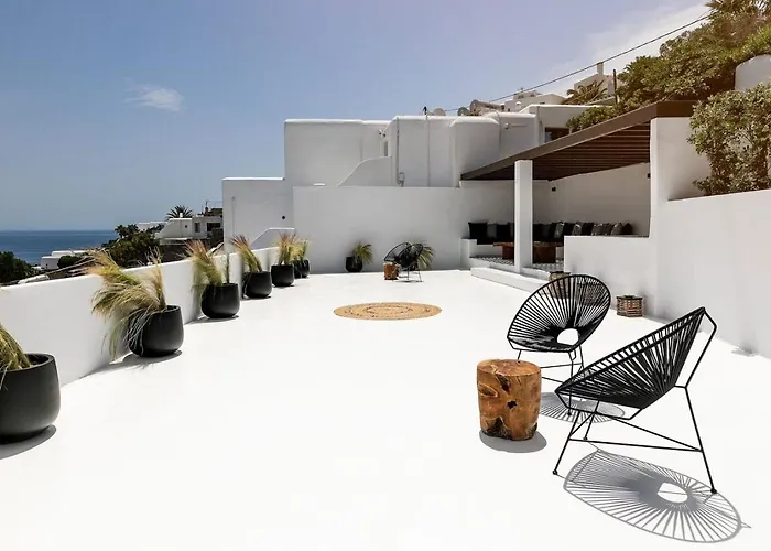 Вилла Mbc Psarou Black Retreat 11 Bedrooms Mykonos *