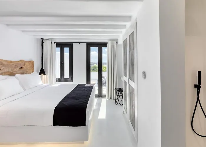Mbc Psarou Black Retreat 11 Bedrooms Mykonos * 프사로우
