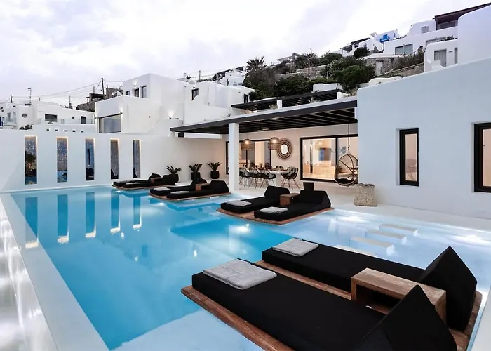Mbc Psarou Black Retreat 11 Bedrooms Mykonos